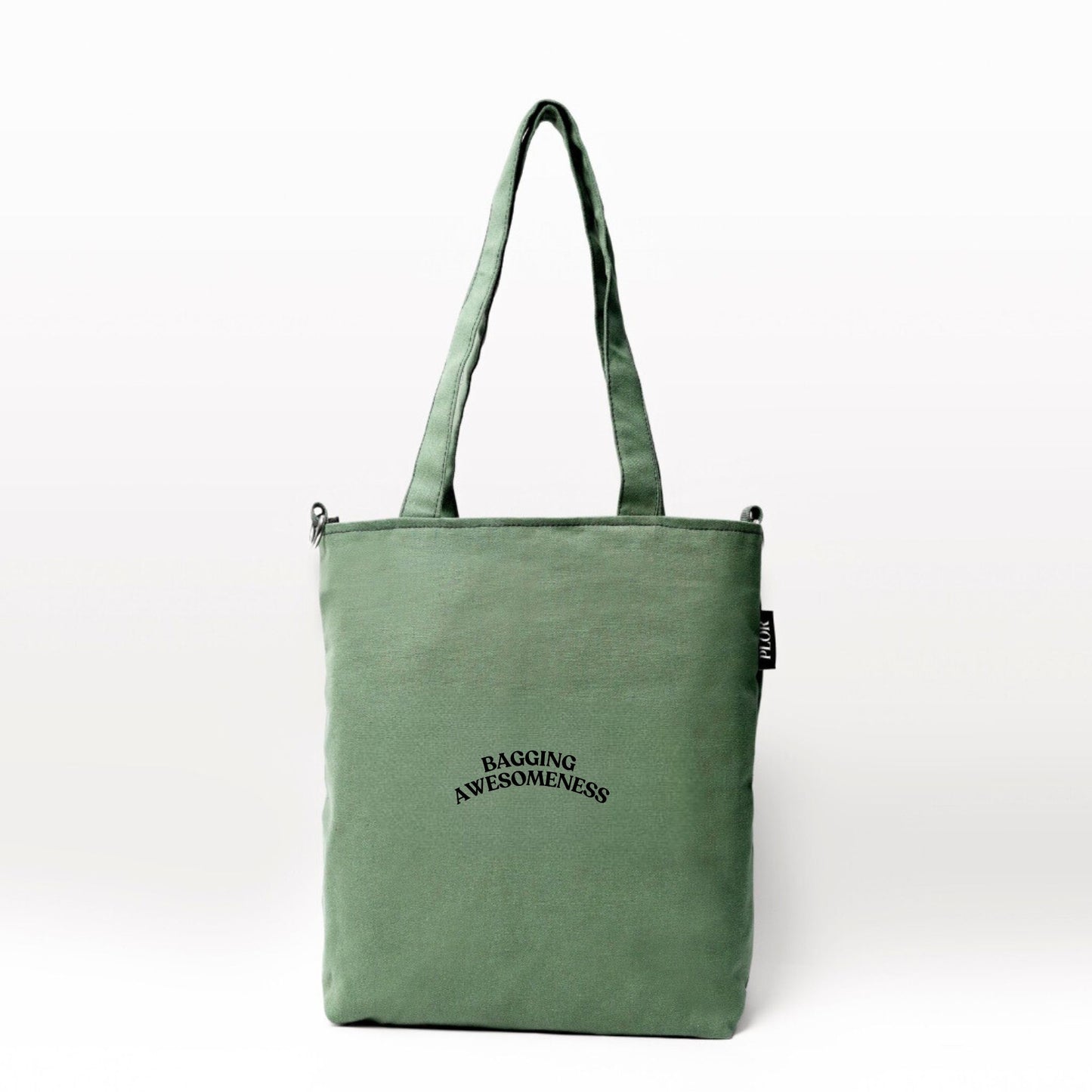Dark Green College Tote Bag