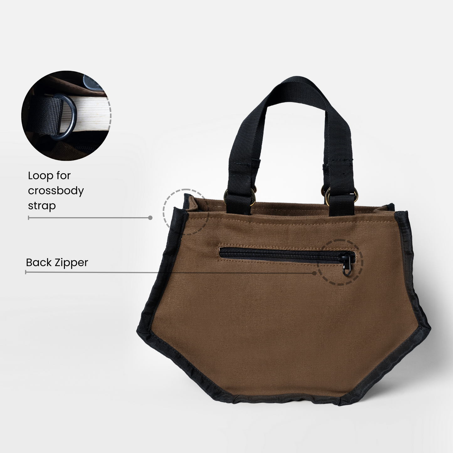 Elixir Hexagon Tawny Bag