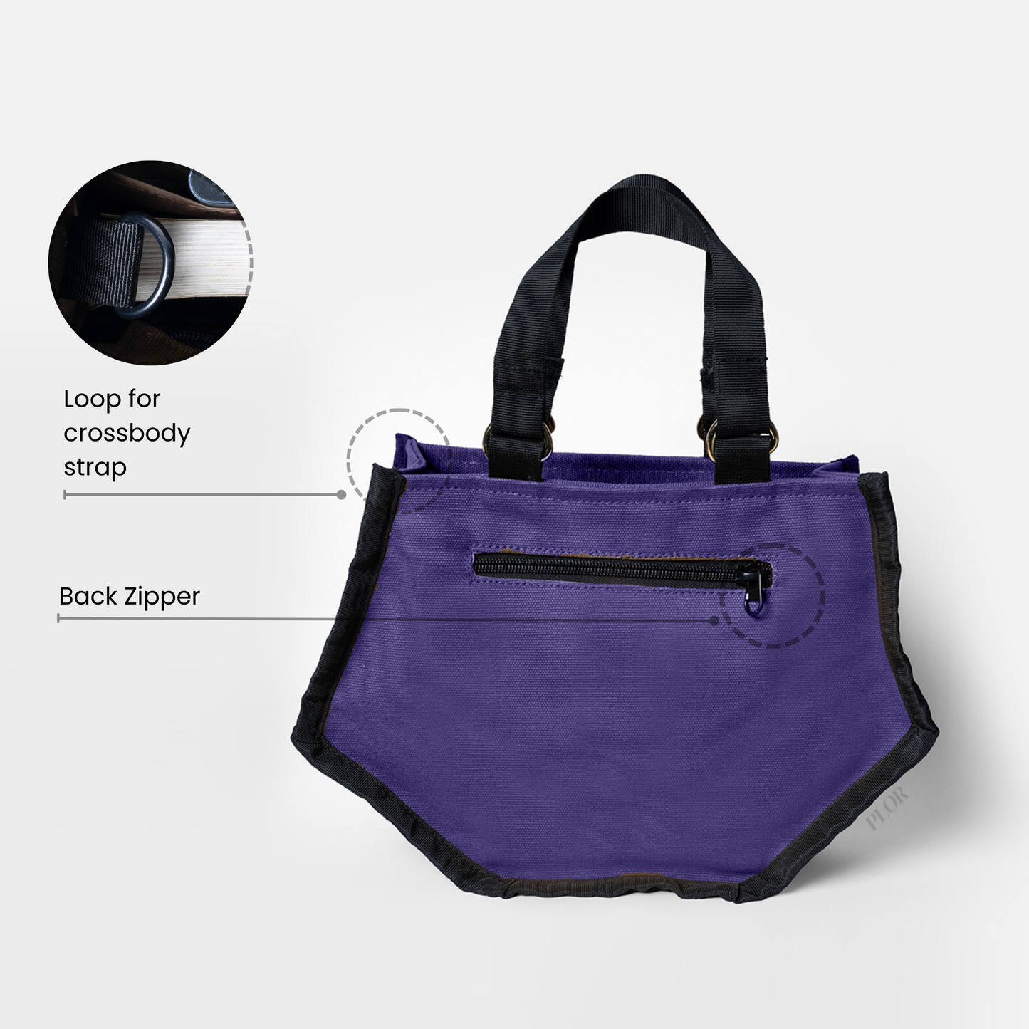 Elixir Hexagon Fialova Bag