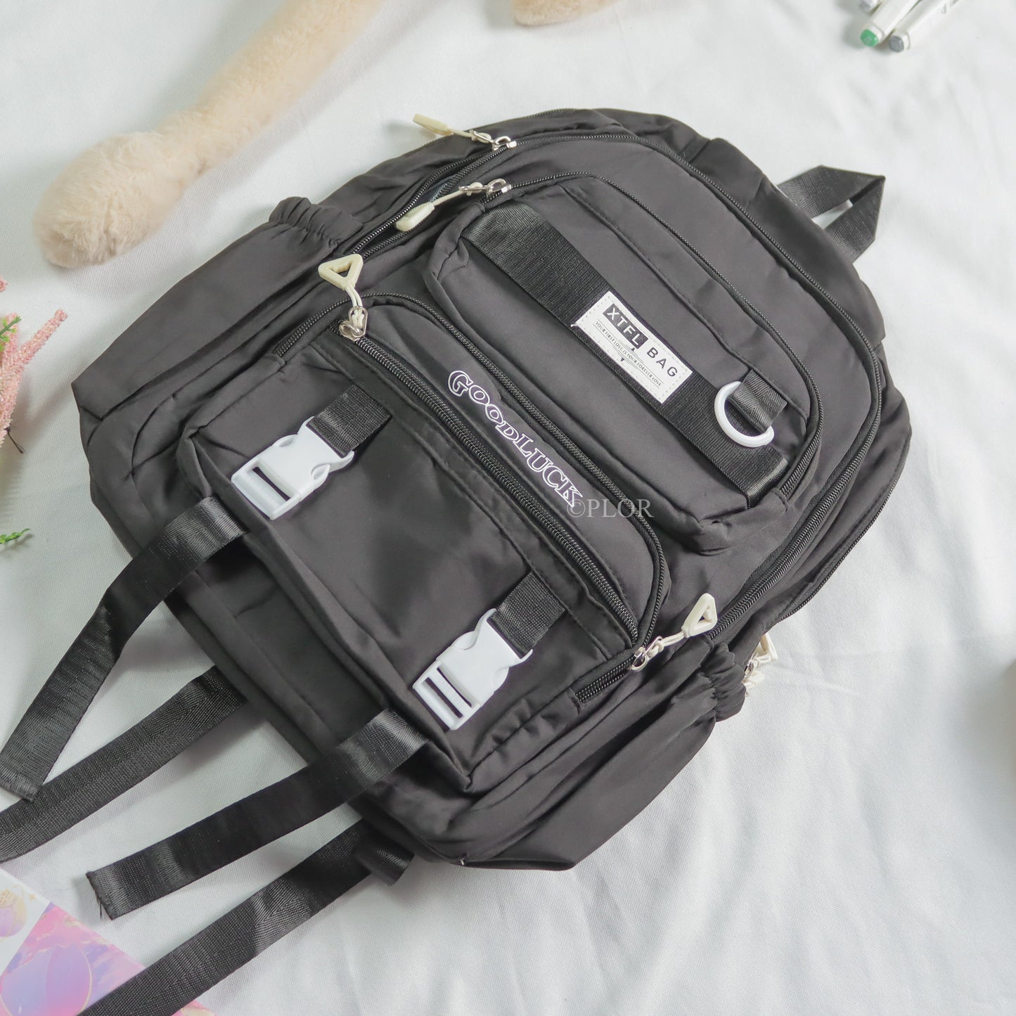Goodluck Backpack - BLACK