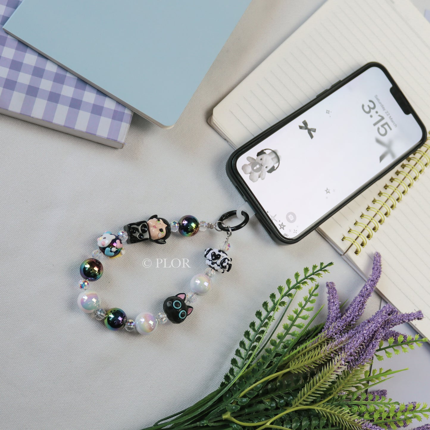 Bracelet Phone Charm/ Keychain