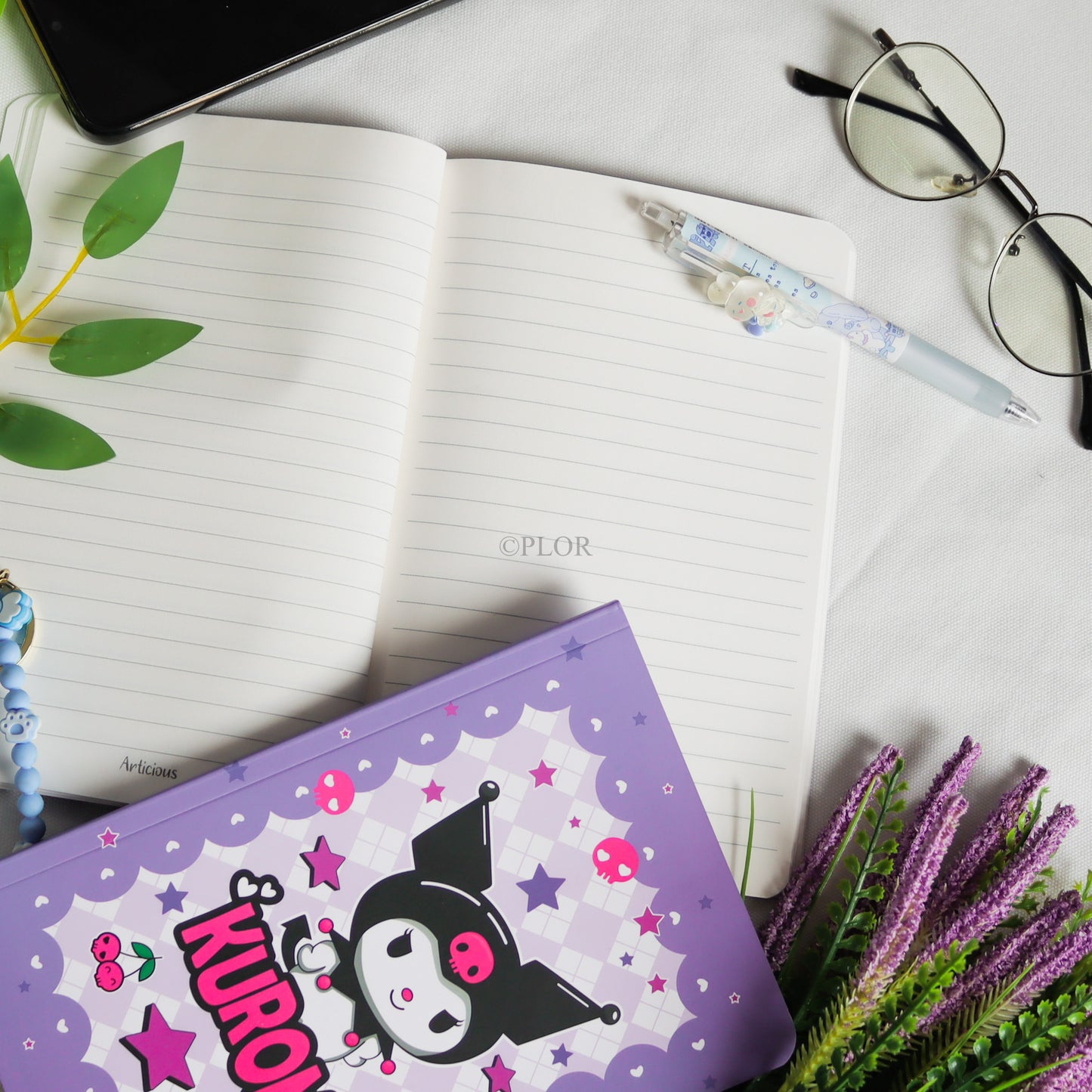 Purple Kuromi Slim Notebook (A5)