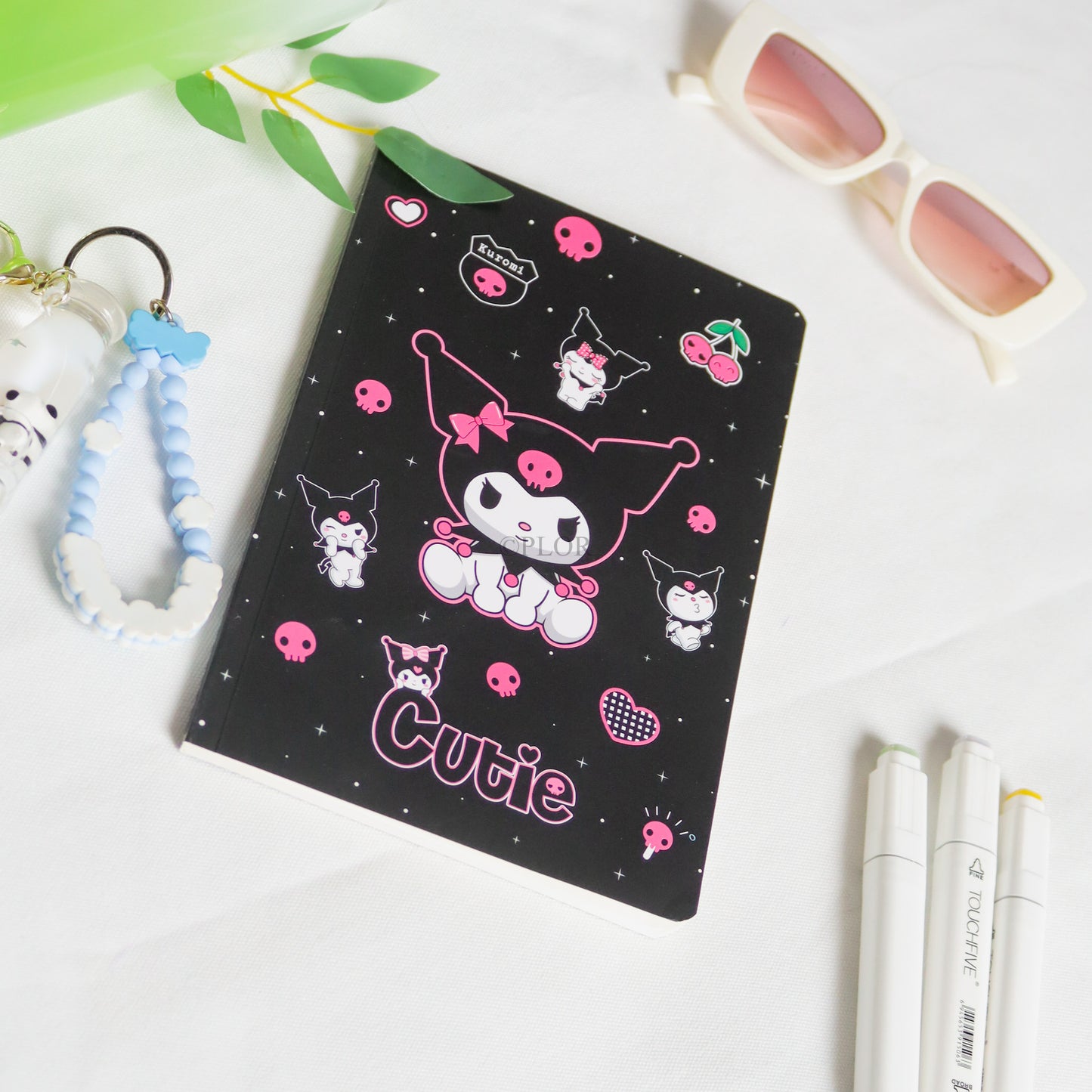 Black Kuromi Slim Notebook (A5)