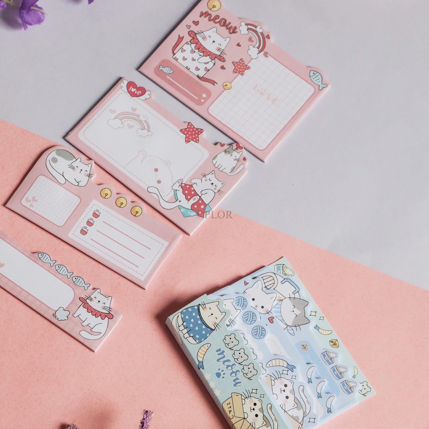 4in1 Sticky Notes (Cat Theme)