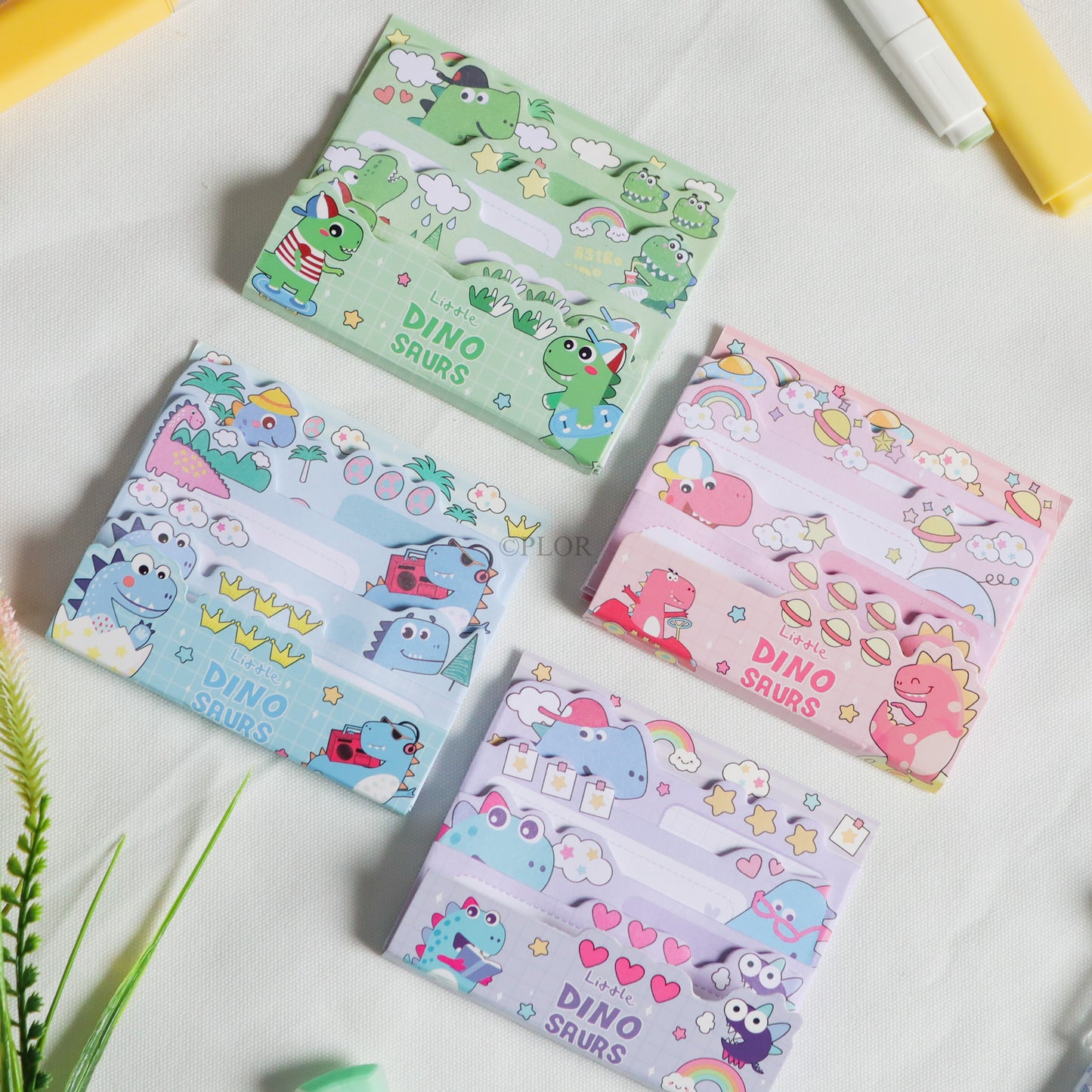 4in1 Sticky Notes (Dino Theme)