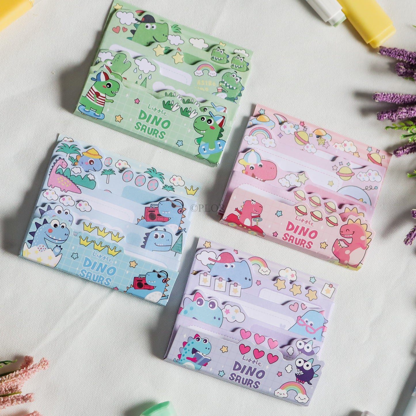 4in1 Sticky Notes (Dino Theme)