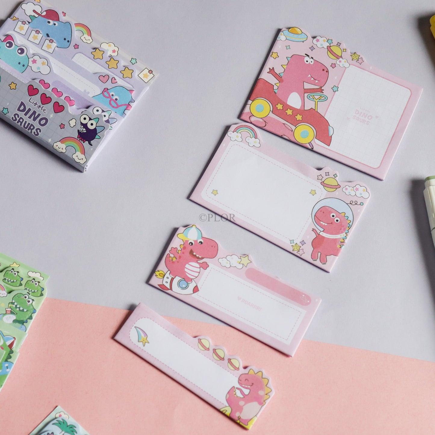 4in1 Sticky Notes (Dino Theme)