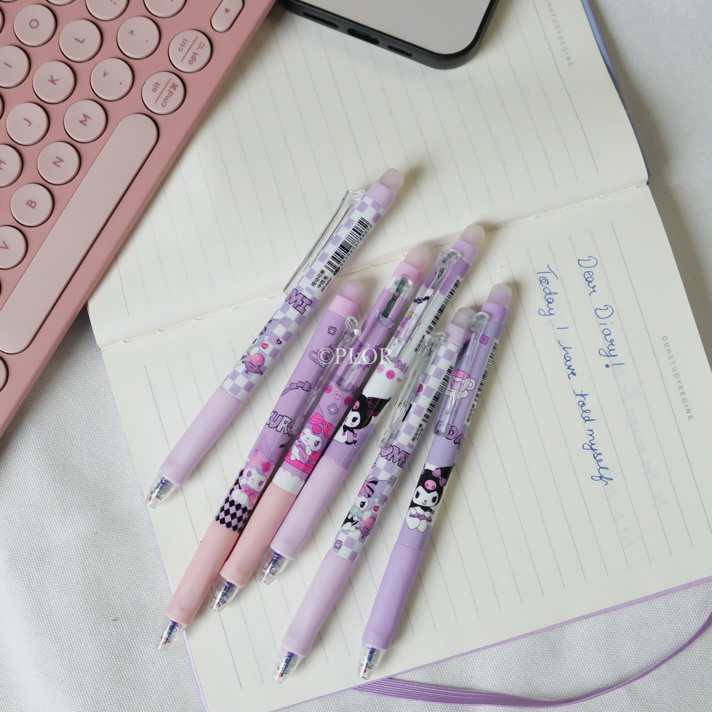 Kuromi Erasable Pen (Set of 2)