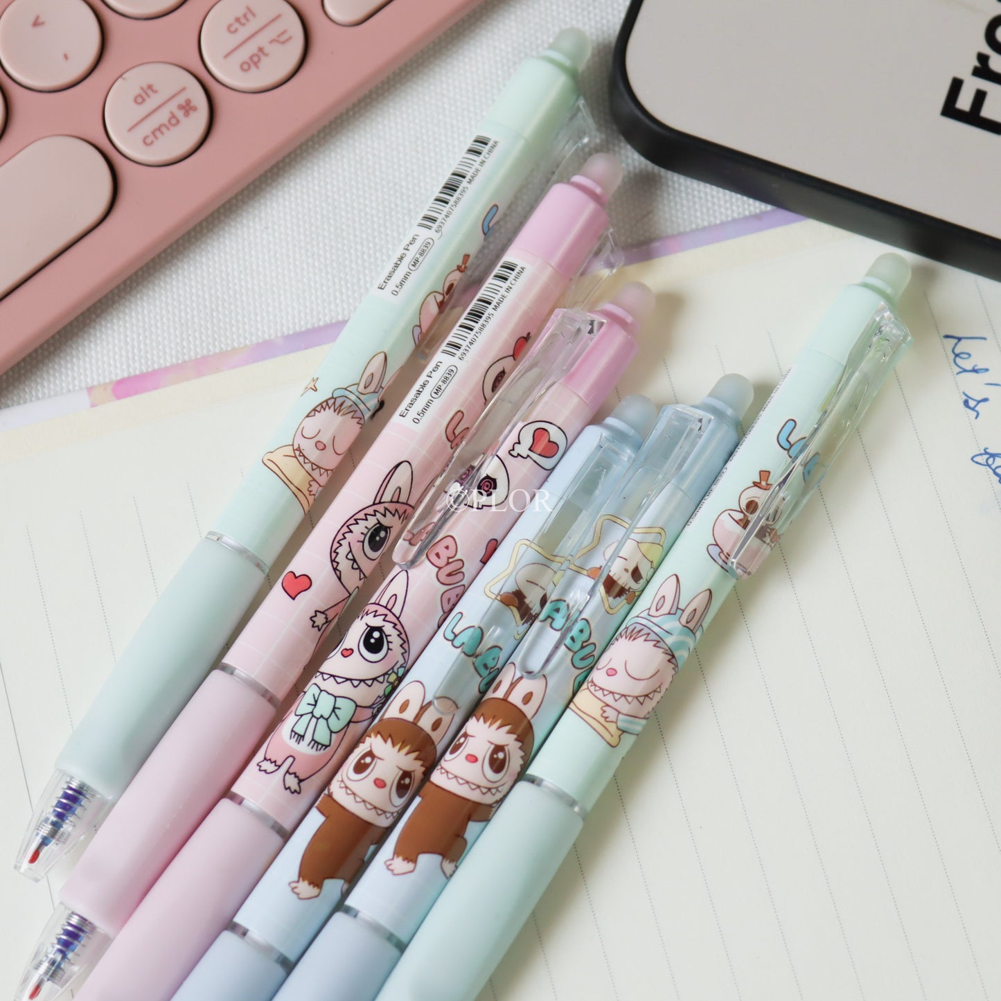 V.2 Labubu Erasable Pen (Set of 2)