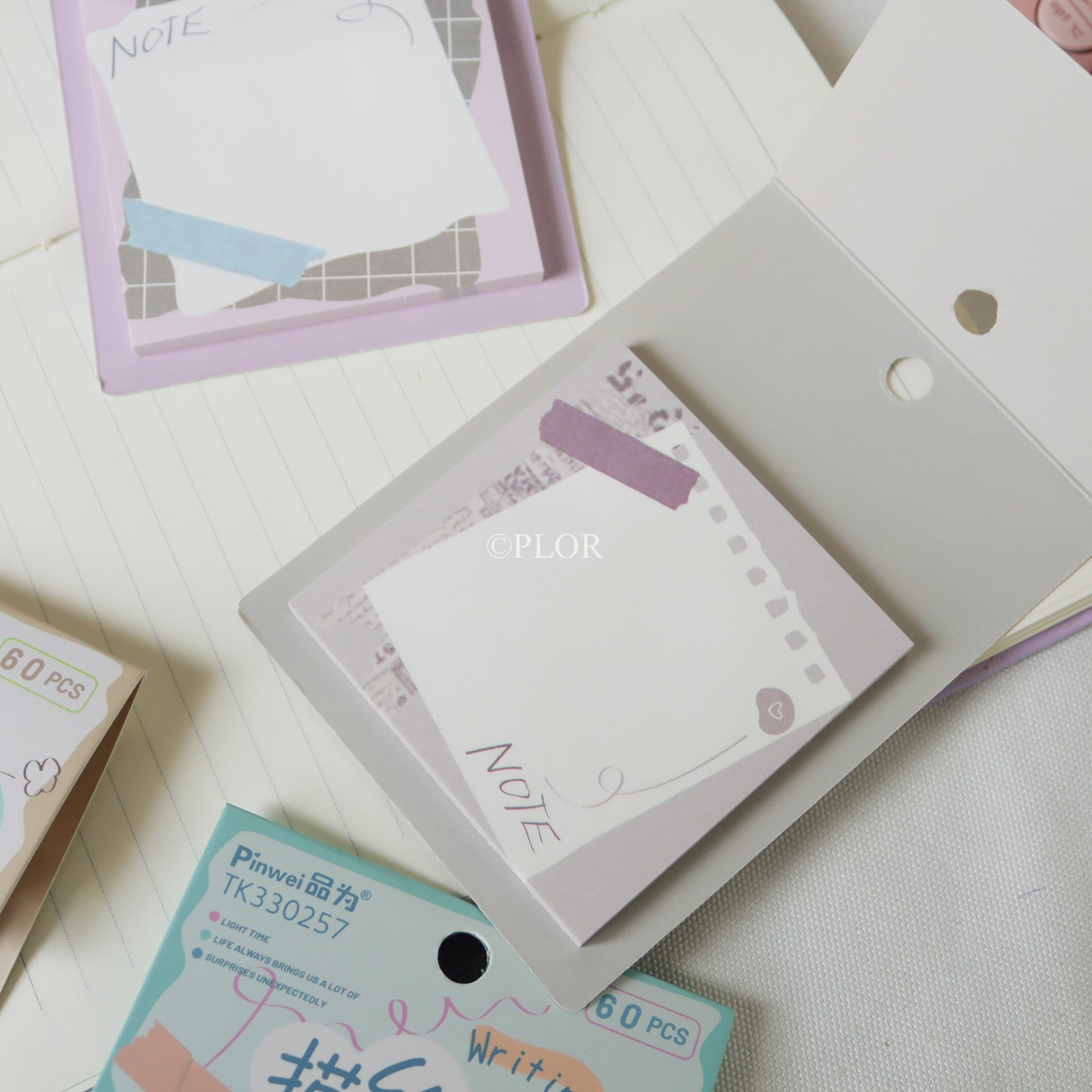 Square Sticky Notes (Pastel)