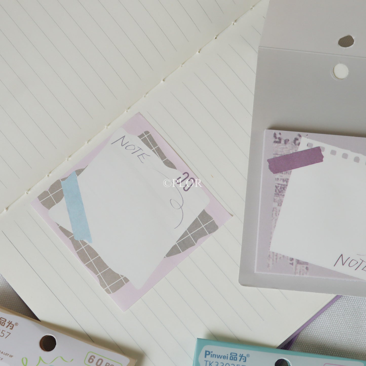 Square Sticky Notes (Pastel)