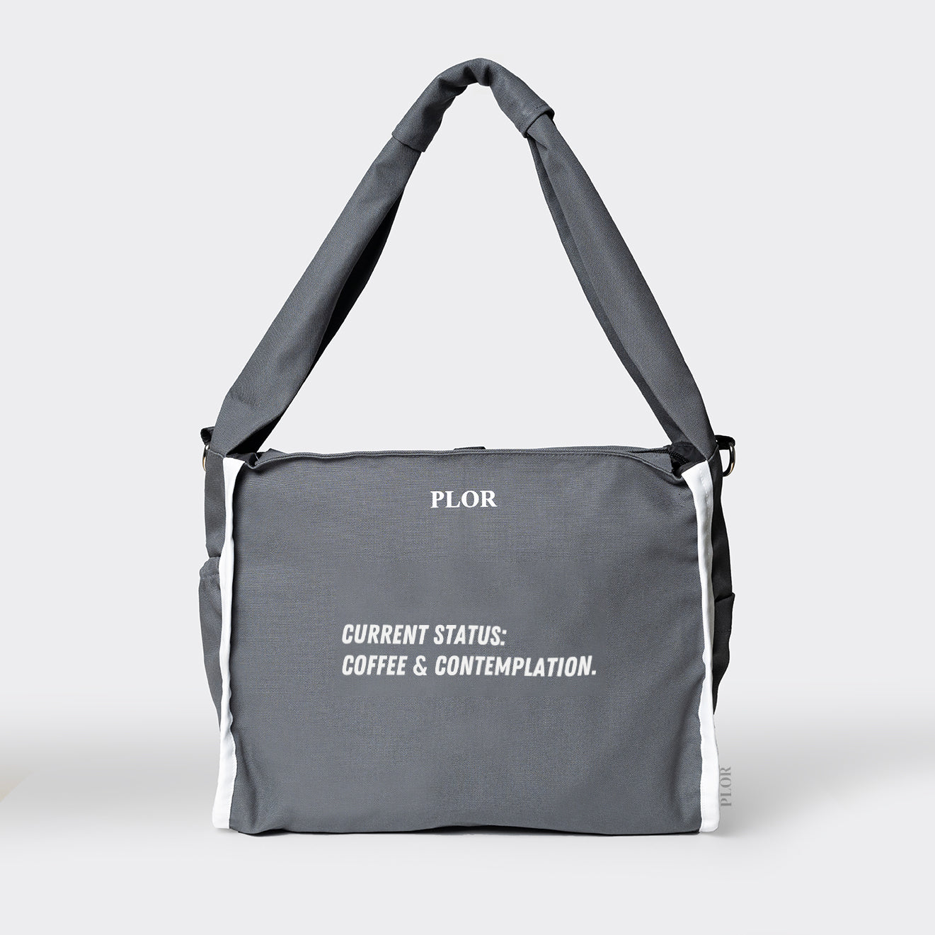 Grey Shoulder Bag