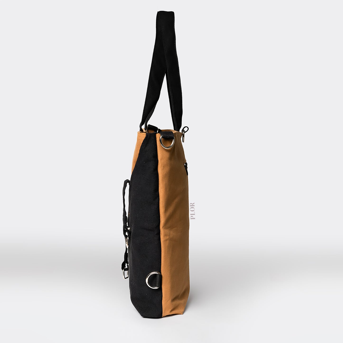 Classic Black-Brown Tote Bag