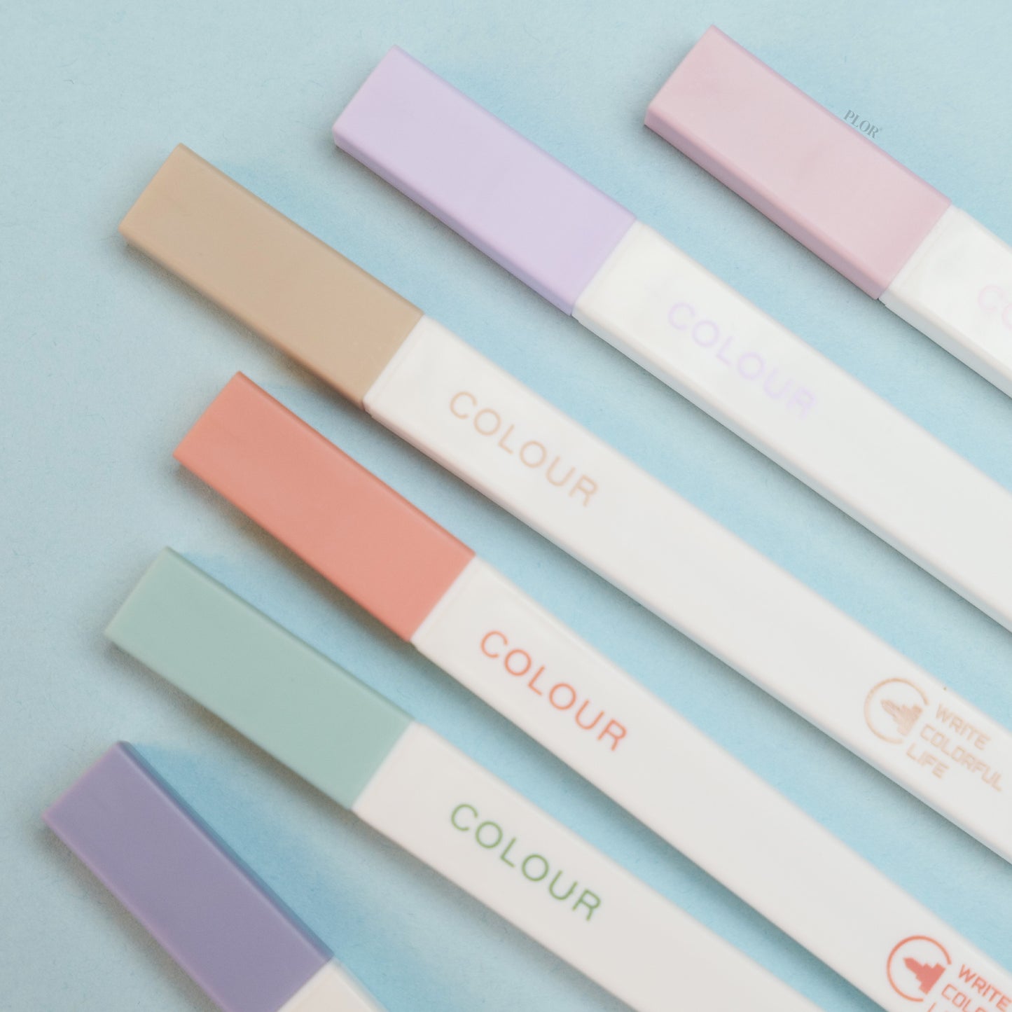Colour Pastel Highlighters (Set of 6)