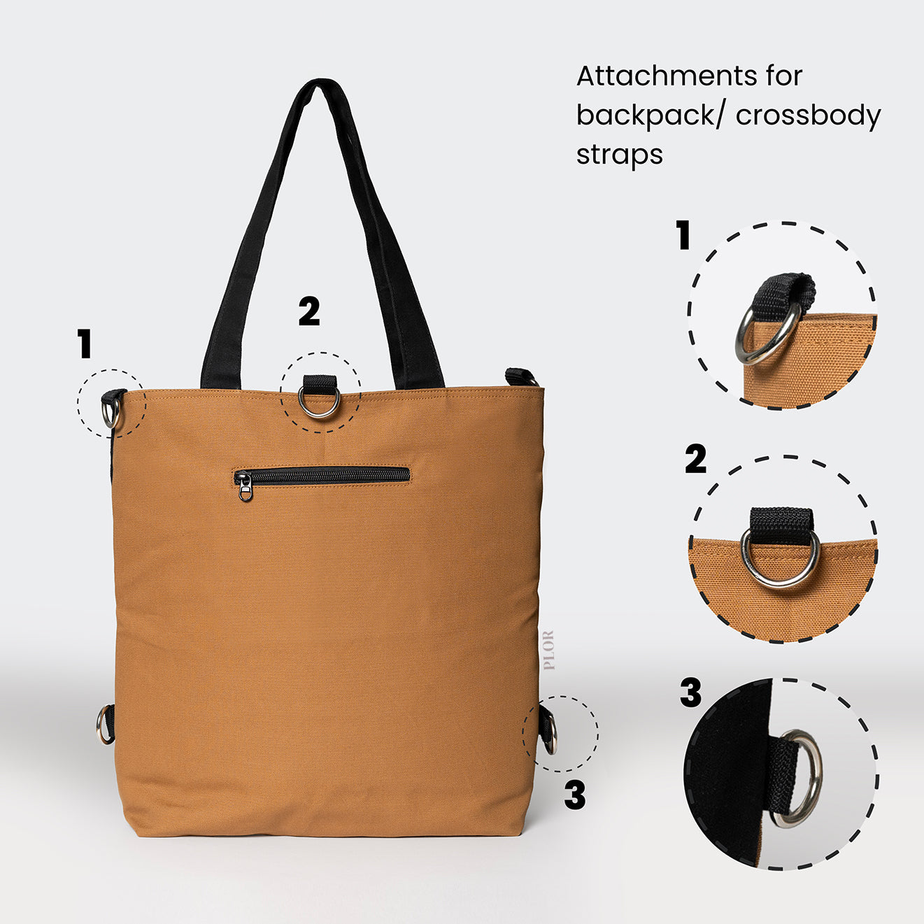 Classic Black-Brown Tote Bag