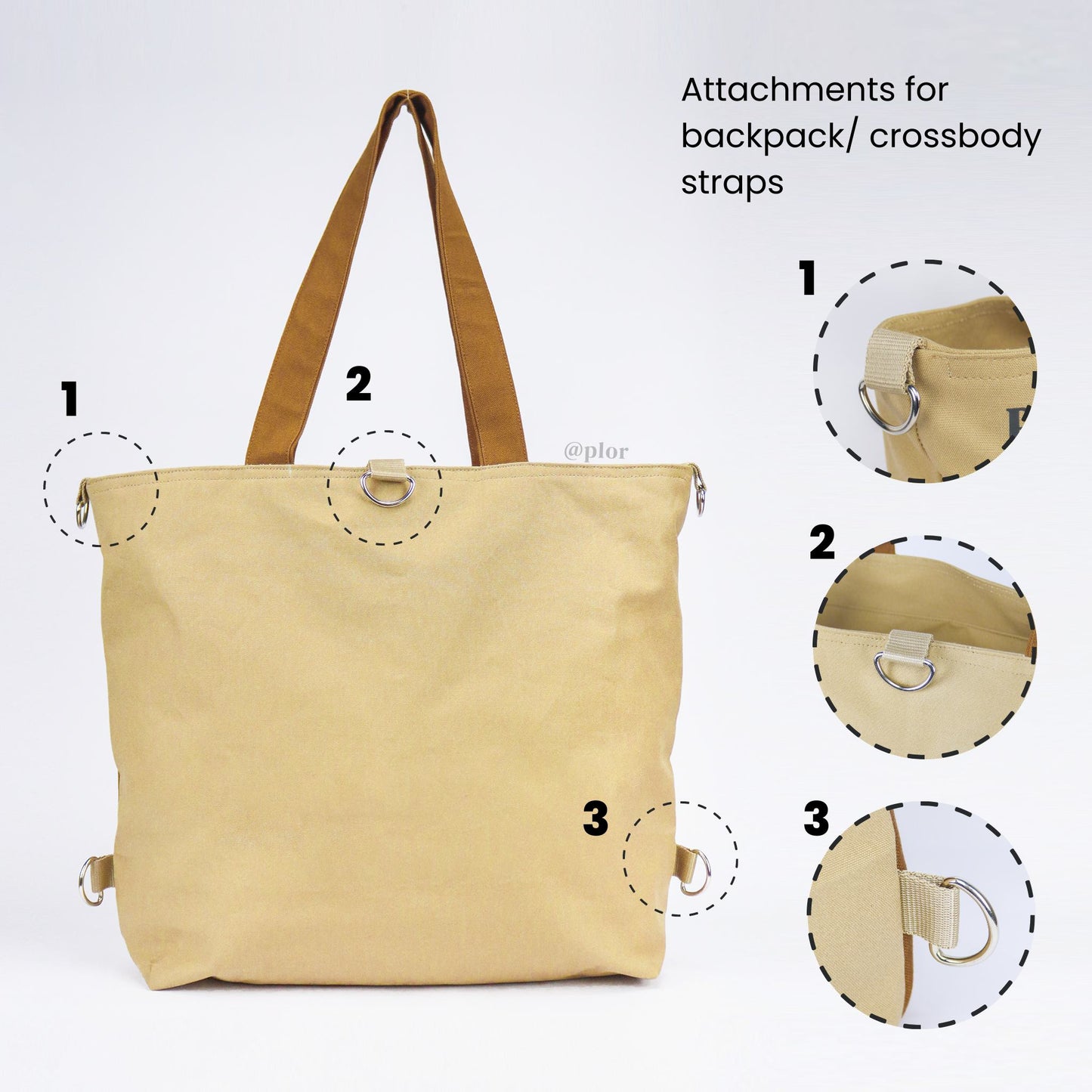 Dune Brown Tote Bag