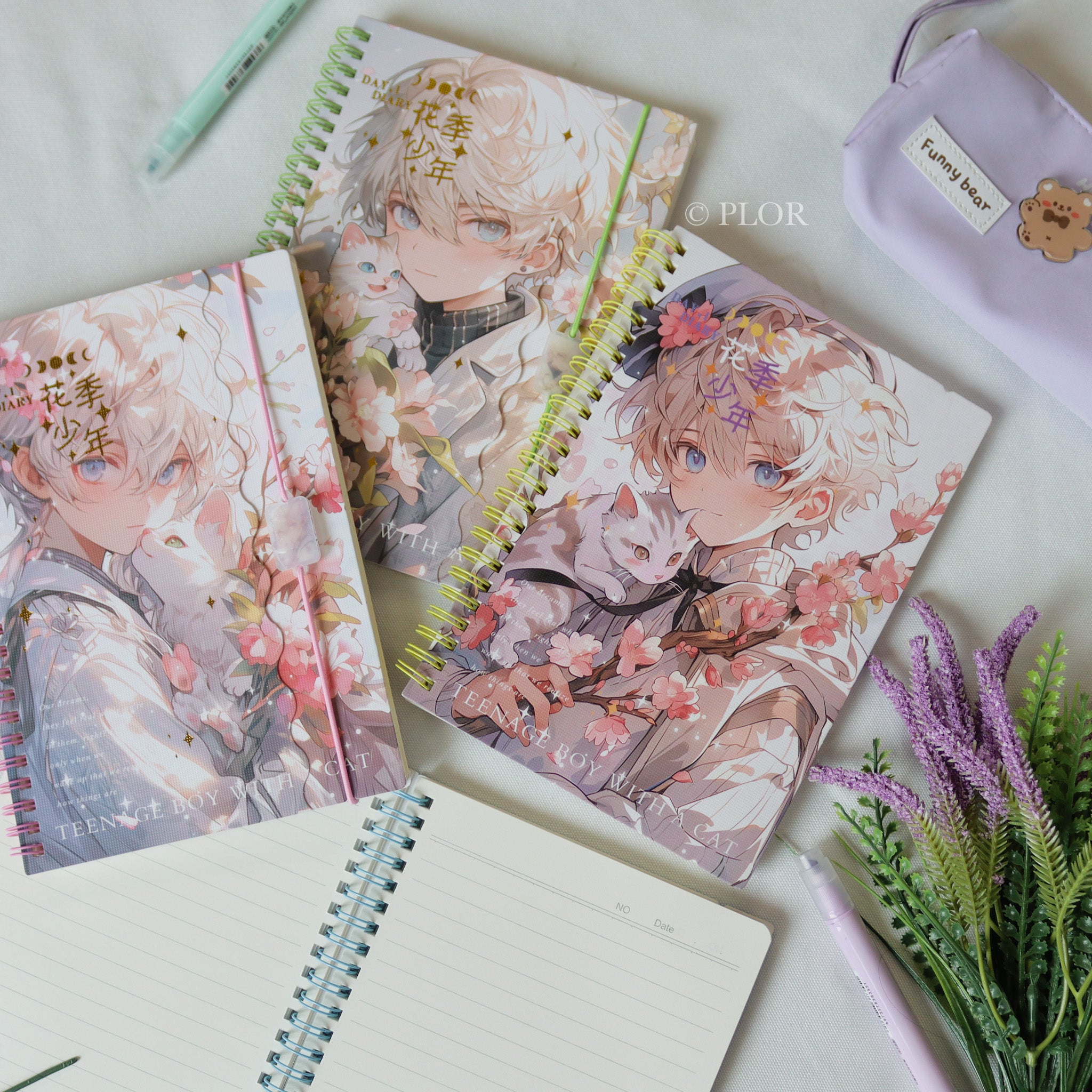Anime Spiral Notebooks (pack of 1) – PLOR
