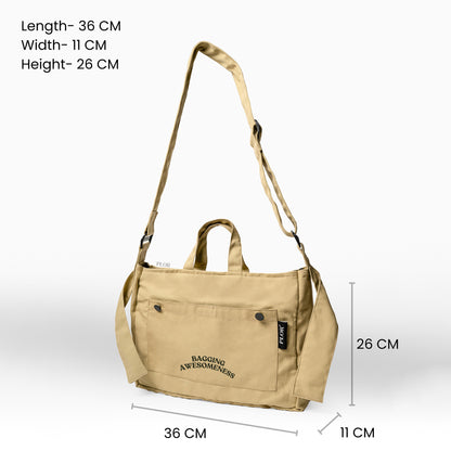 Beige Urban Hauler Bag (Pre-Book)