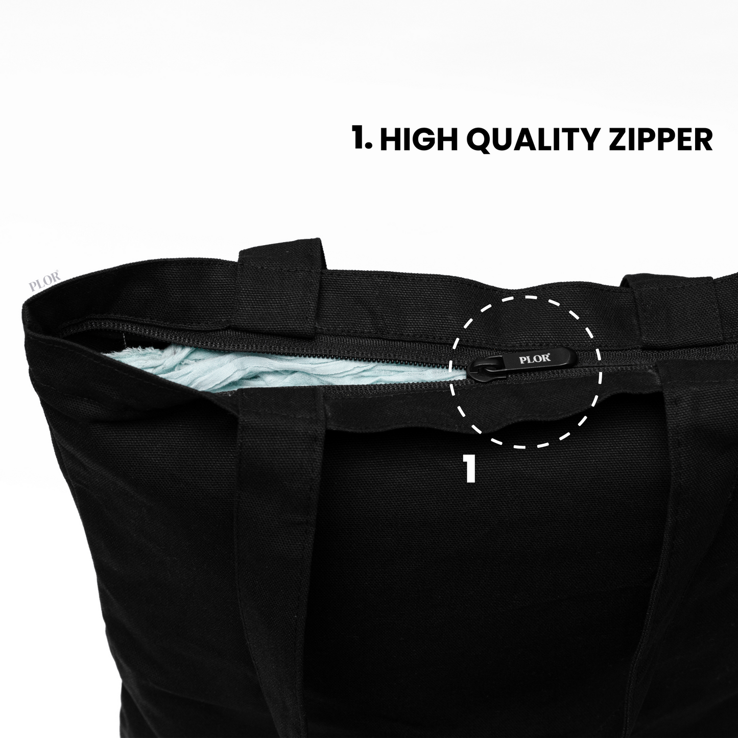 Basic Zipper Tote (11:11)