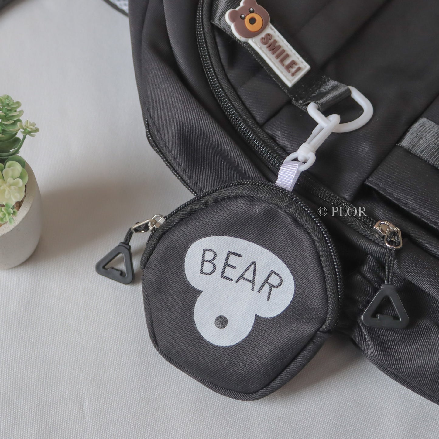 Bearpack bag - BLACK