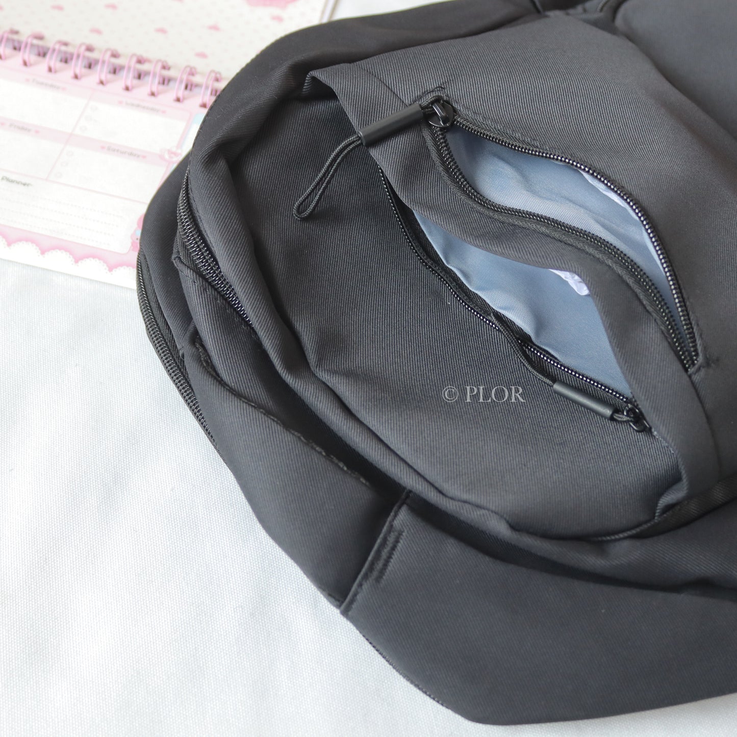 V02 Backpack Laptop Bag - BLACK