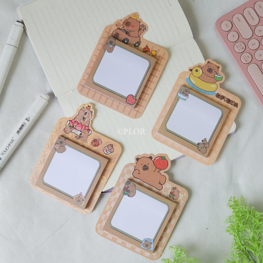 Square Sticky Notes (Capybara)