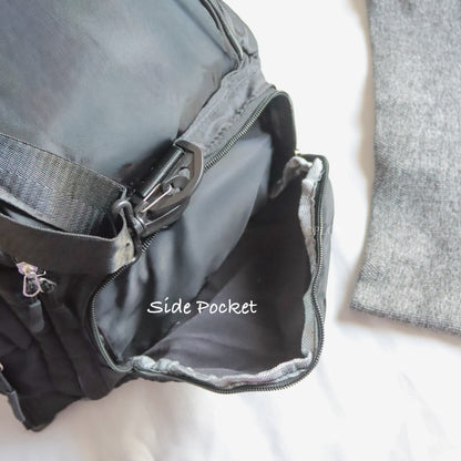 3in1 Duffle Bag - BLACK