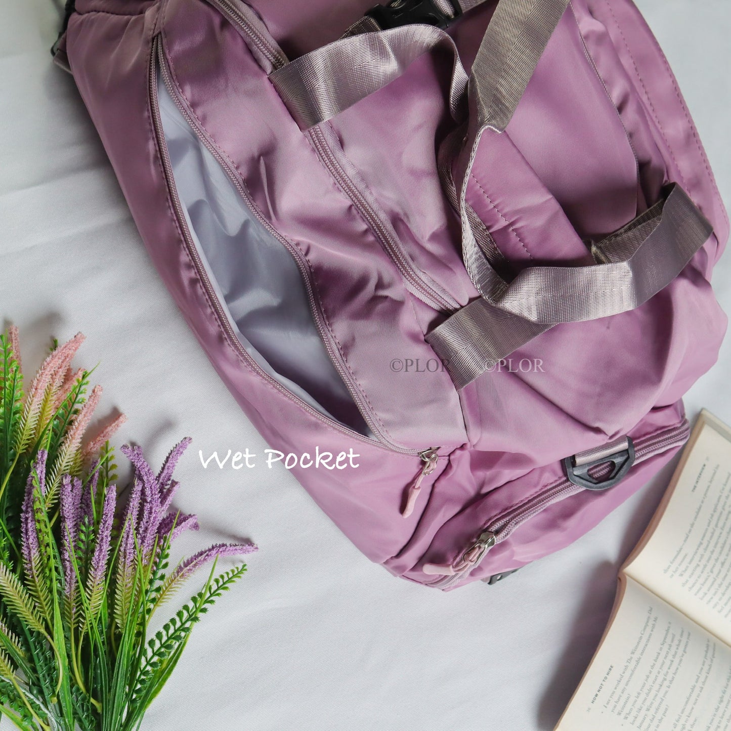 3in1 Duffle Bag - PURPLE