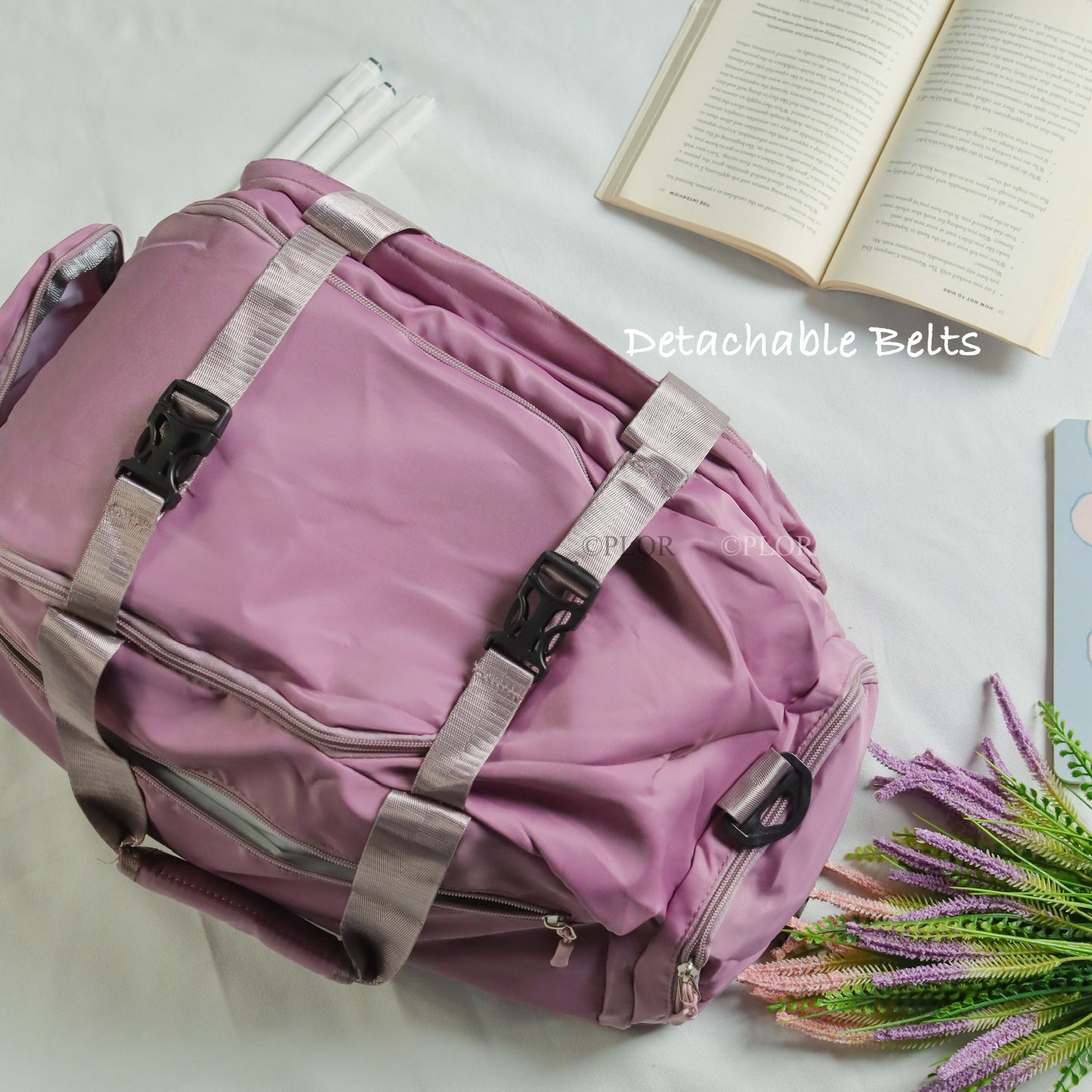 3in1 Duffle Bag - PURPLE