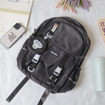 Bearpack bag - BLACK