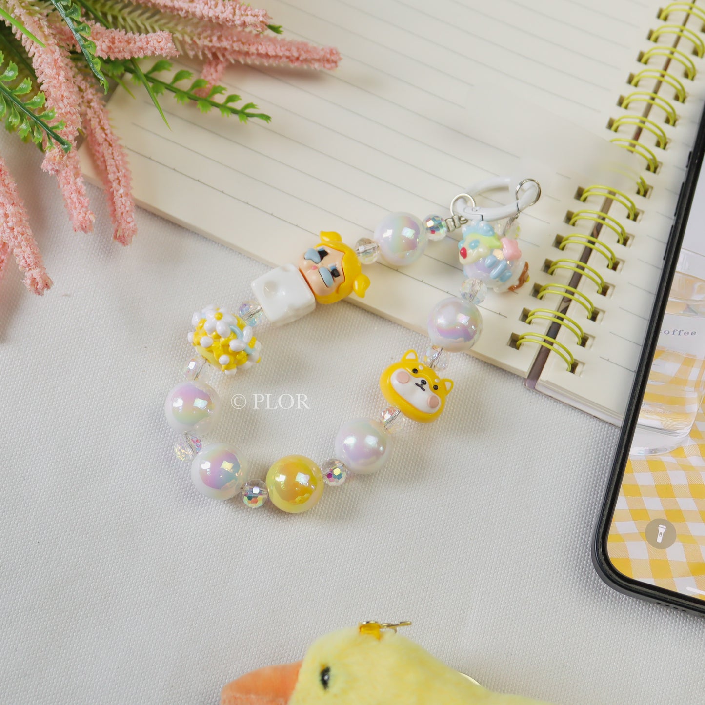 Bracelet Phone Charm/ Keychain