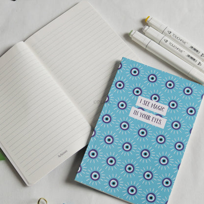 Evil Eye Slim Notebook (A5)