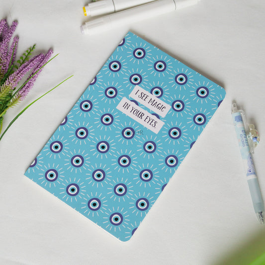 Evil Eye Slim Notebook (A5)