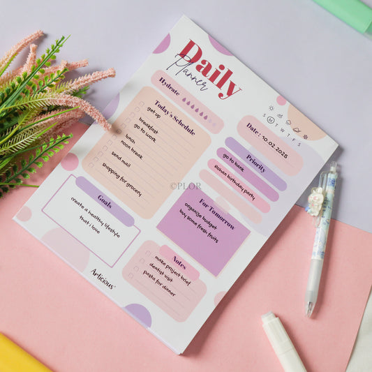 04 Daily Planner Sheets (UNDATED) (A4)