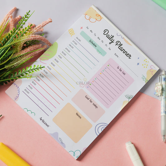 03 Daily Planner Sheets (UNDATED) (A4)