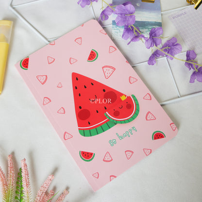 Strawberry Slim Notebook (A5)