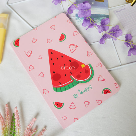 Strawberry Slim Notebook (A5)