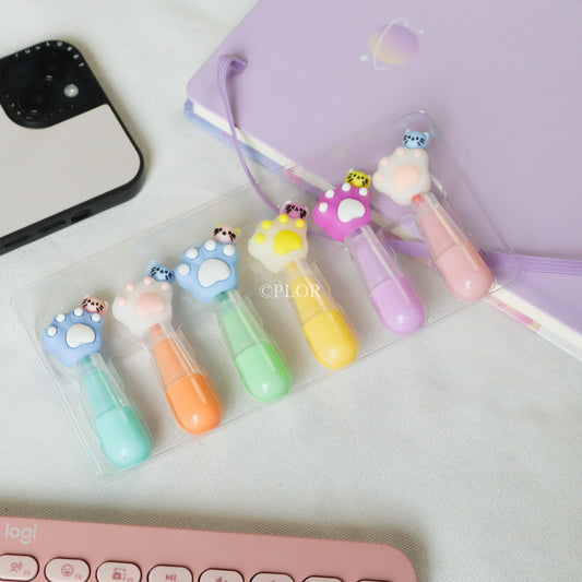Pastel Paw Highlighters