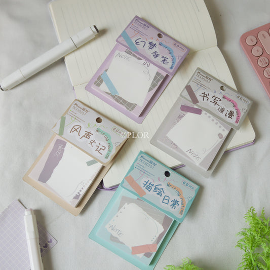 Square Sticky Notes (Pastel)