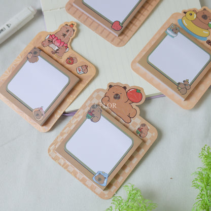 Square Sticky Notes (Capybara)