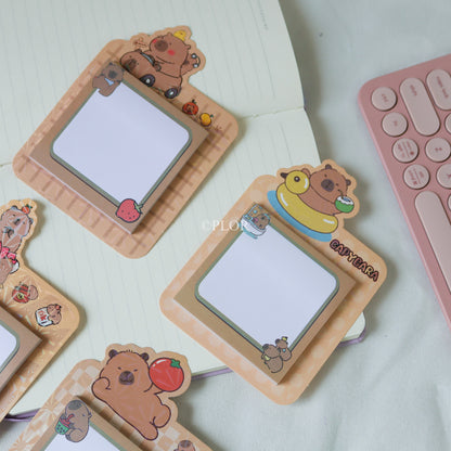 Square Sticky Notes (Capybara)