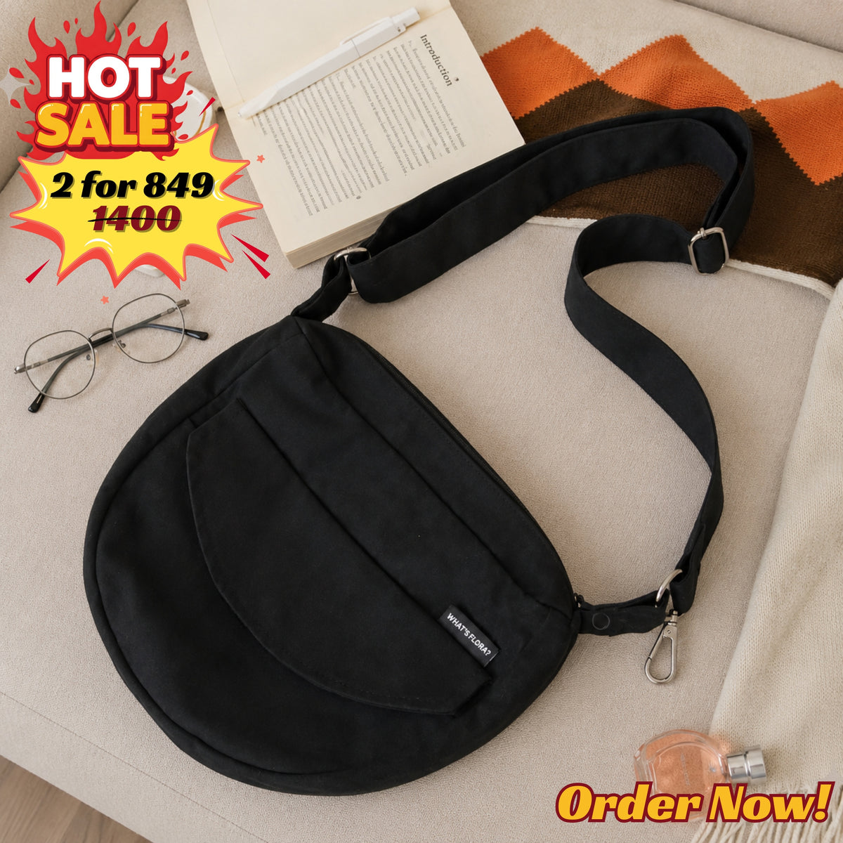Black Sling Bag