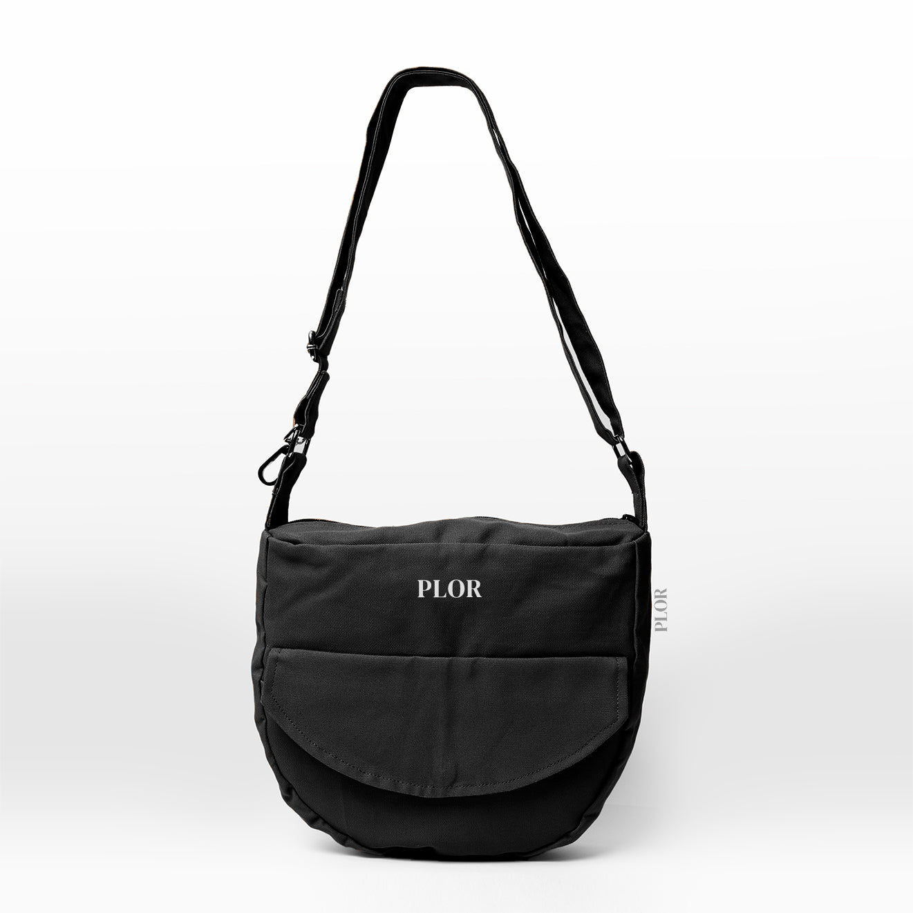 Black Sling Bag | Adjustable Strap