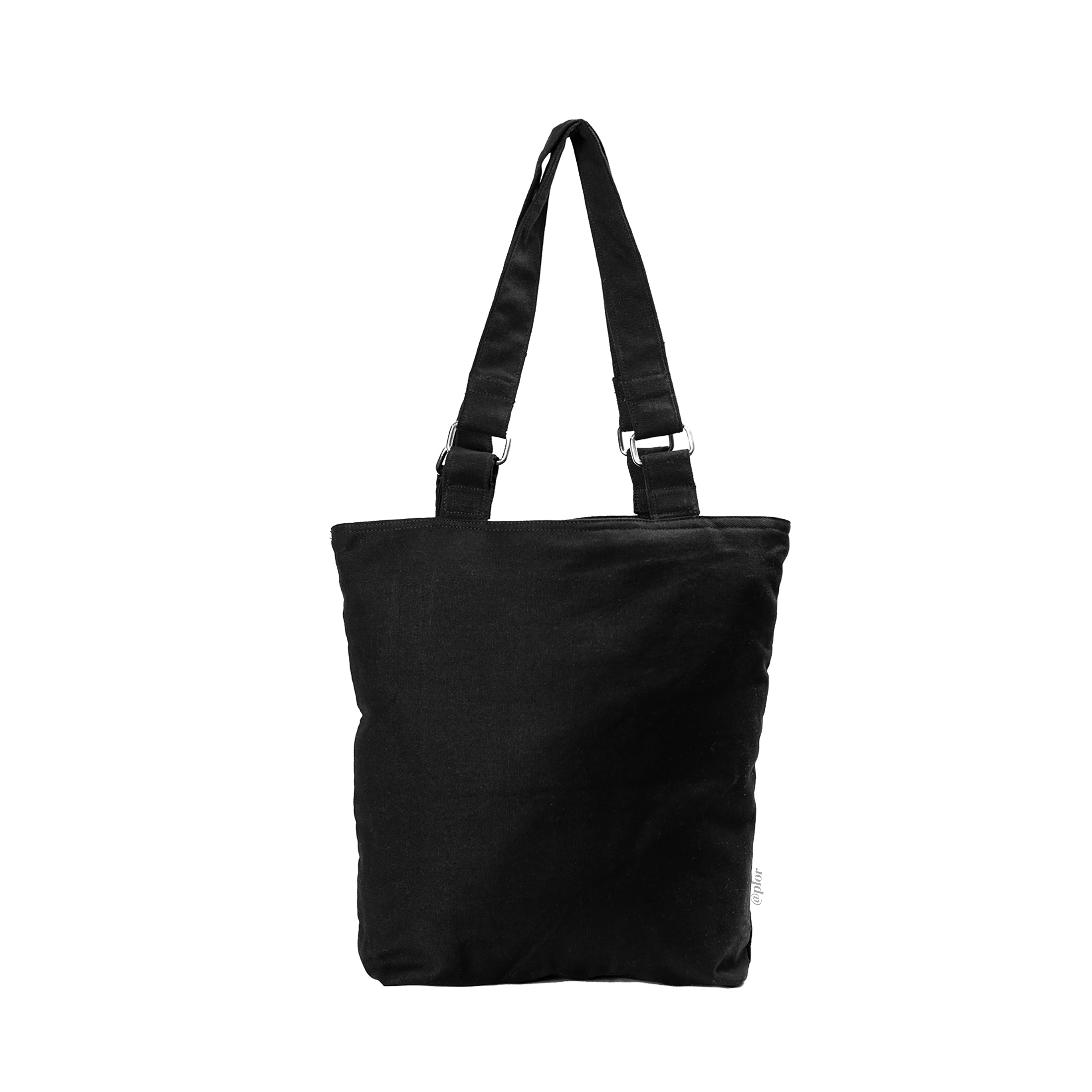 Not So Basic Black Tote Bag – PLOR
