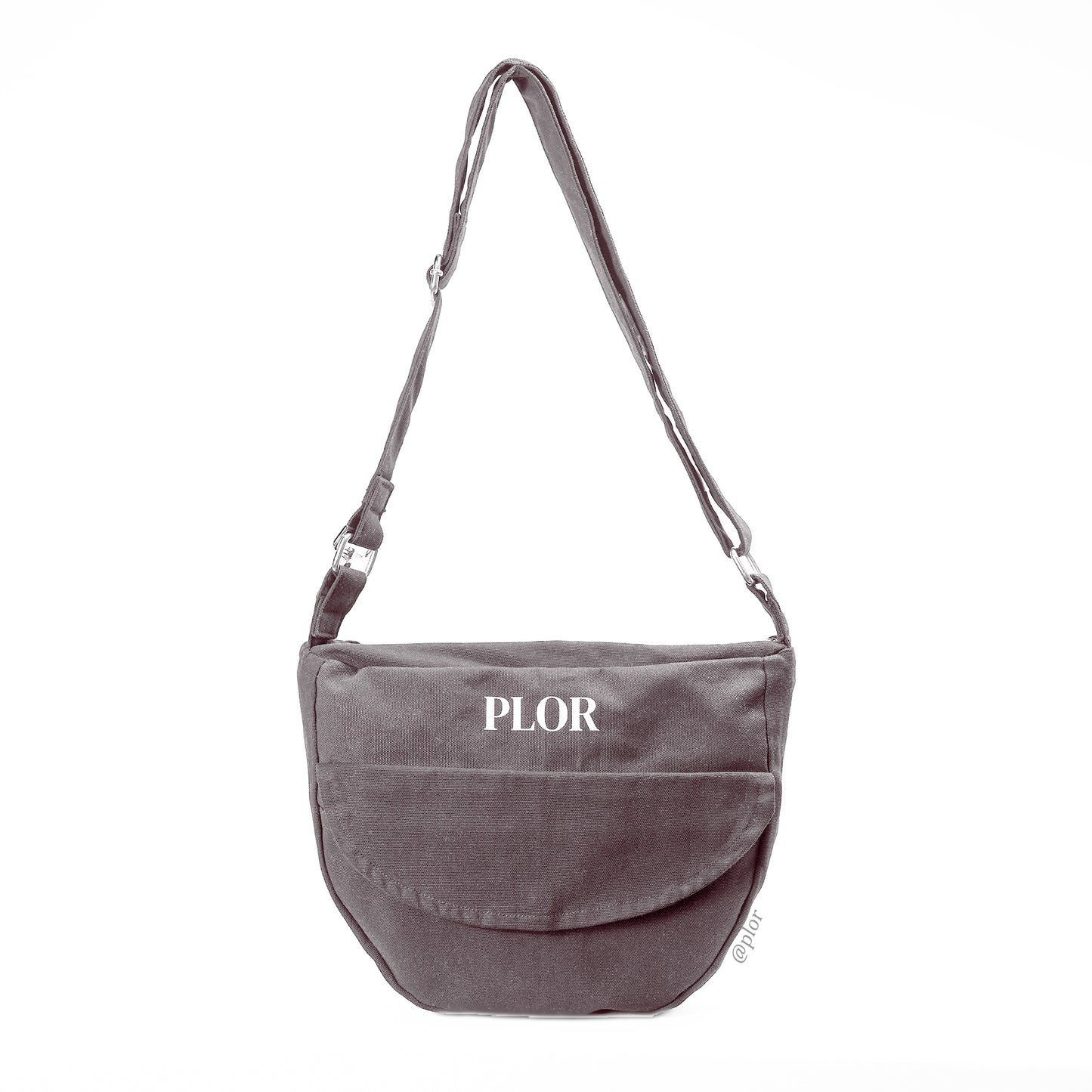 Grey Sling Bag | Adjustable Strap (Water Repellent)