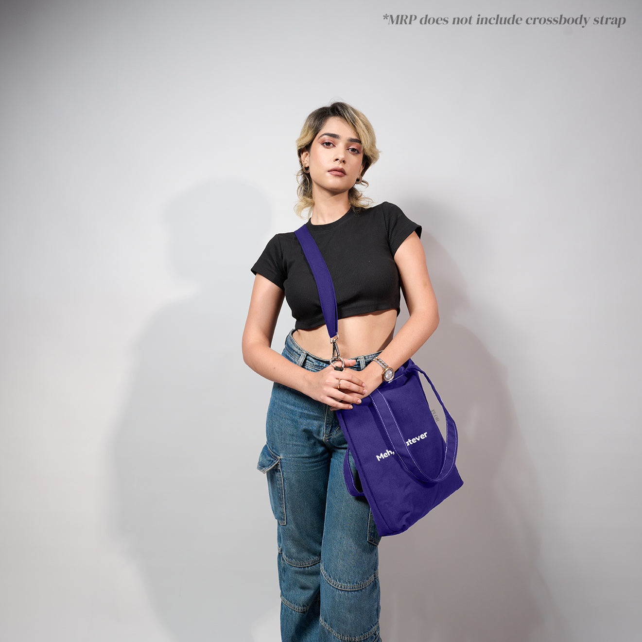 Purple College Tote Bag