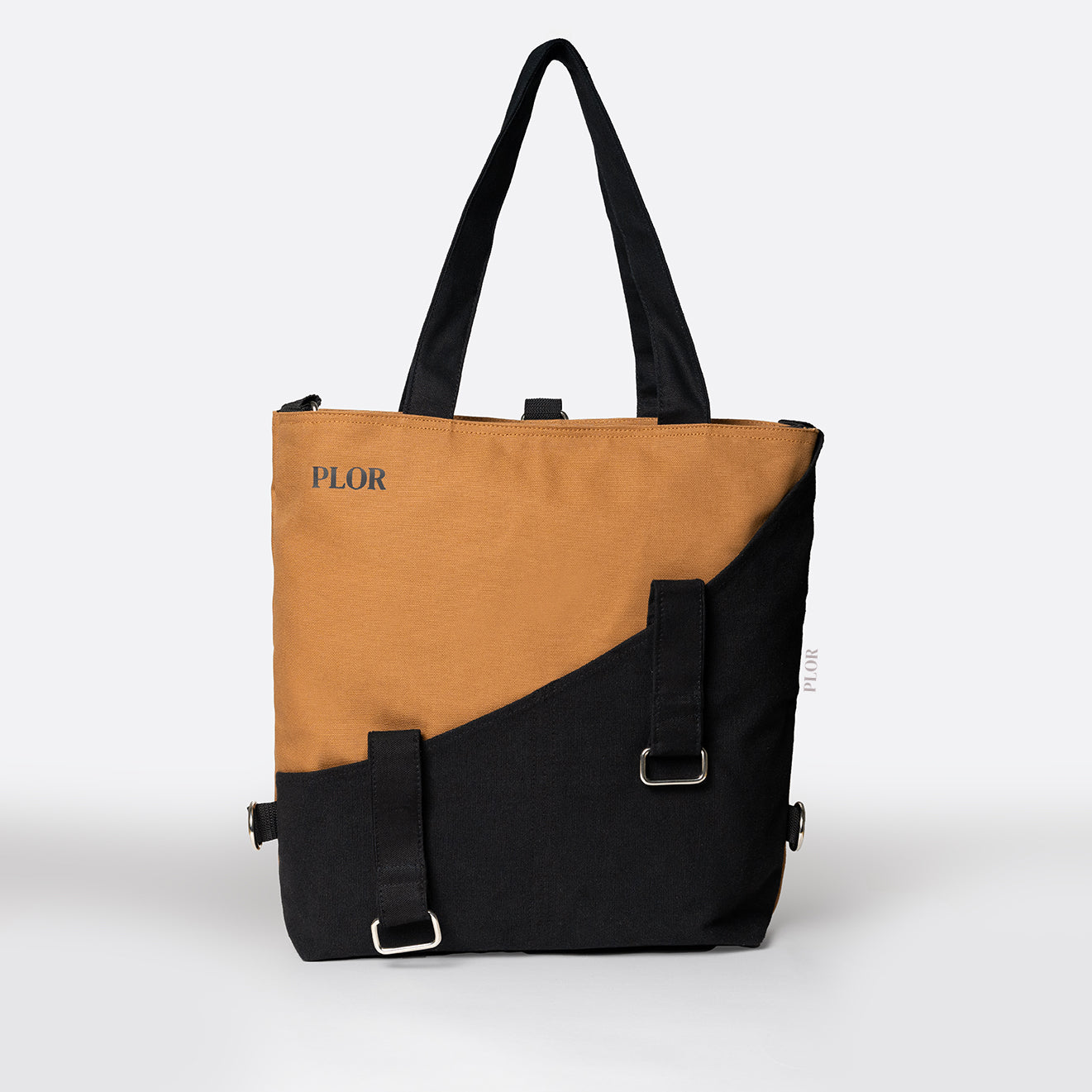 Classic Black-Brown Tote Bag