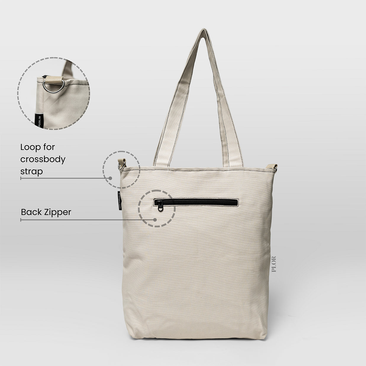 Ivory College Tote Bag - Main Image
