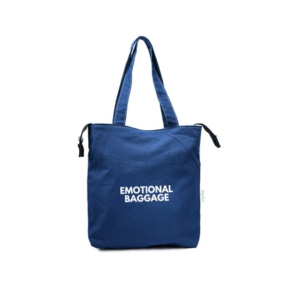 Blue College Tote Bag